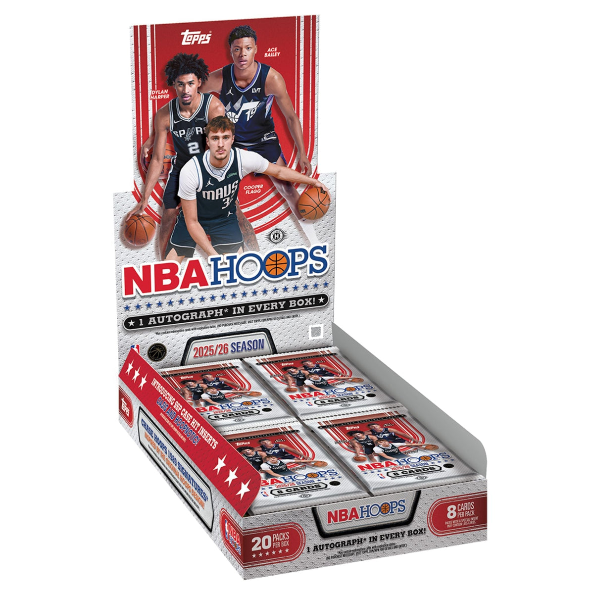 2025/26 Topps NBA Hoops Basketball Hobby Box