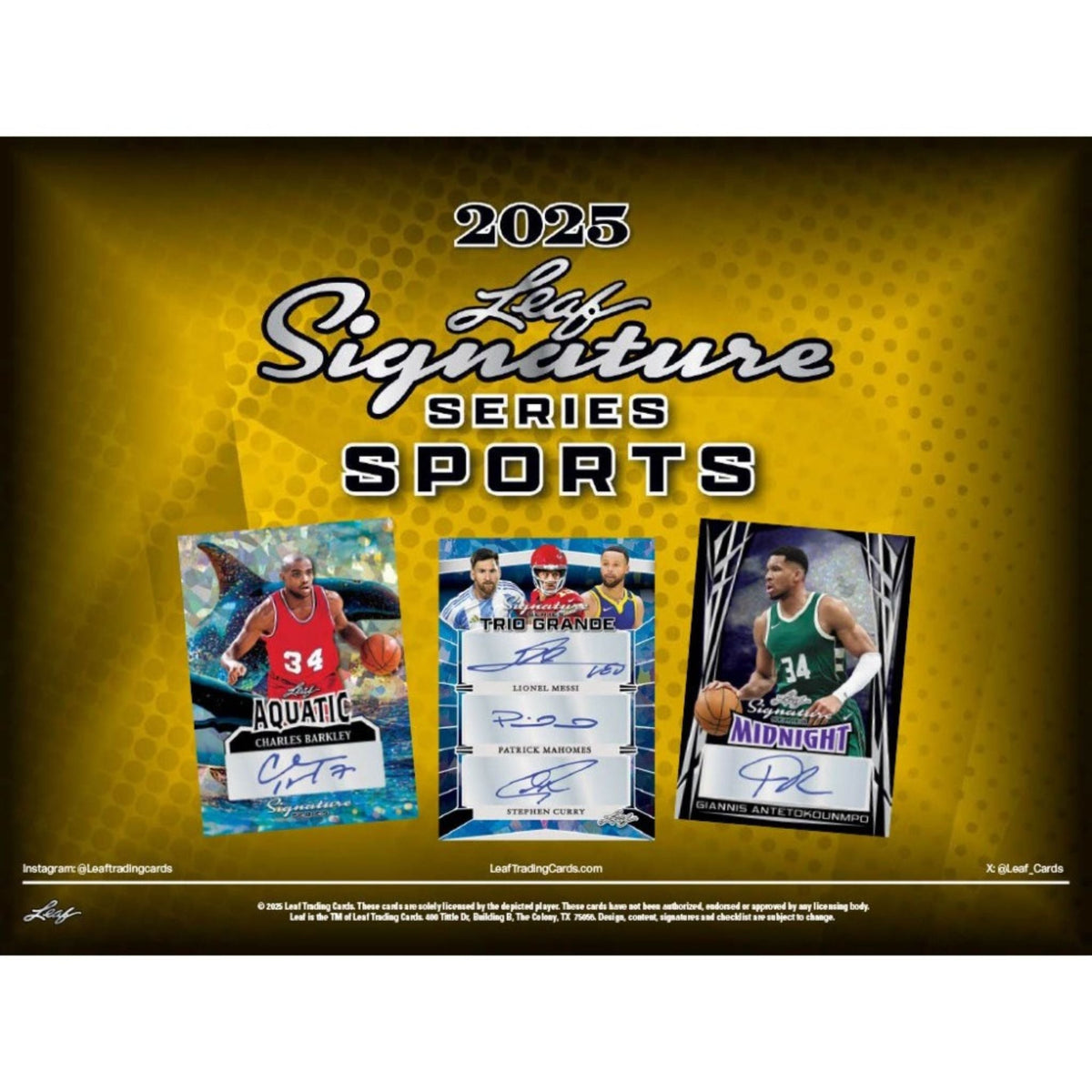 2025 Leaf Signature Series Multi-Sport Hobby Box