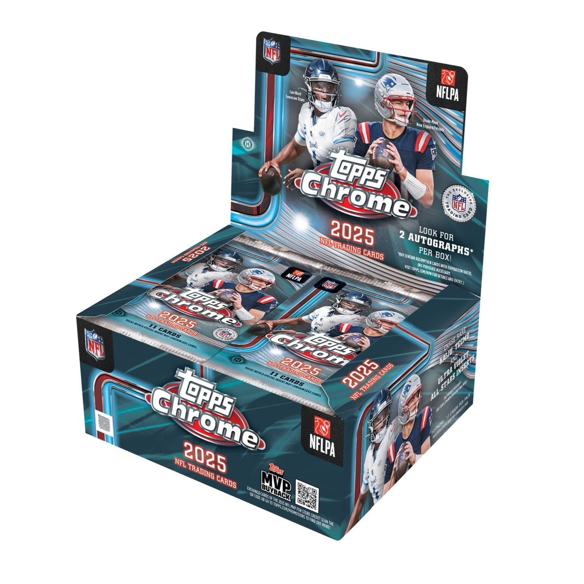 2025 Topps Chrome Football Jumbo Box