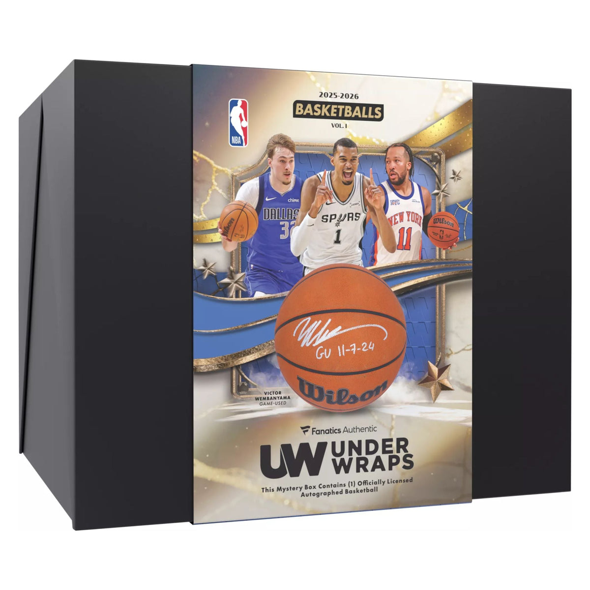 2026 Fanatics Under Wraps Autographed Basketball Volume 1 Box