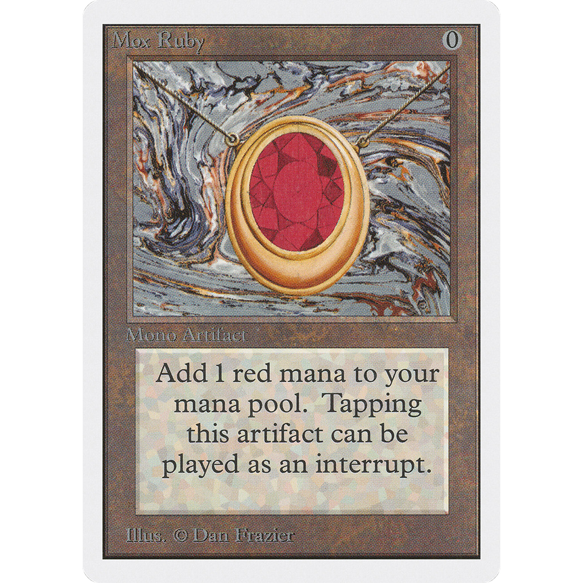Mox Ruby [Unlimited Edition] (Moderately Played)