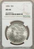 1896 S$1 Morgan Dollar NGC MS66