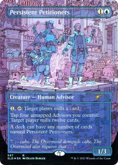Persistent Petitioners (597) [Secret Lair Drop Series] (Moderately Played Foil)