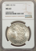 1881-CC $1 Morgan Dollar NGC MS63