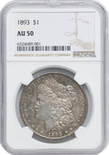1893 S$1 Morgan Dollar NGC AU50