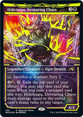 Hidetsugu, Devouring Chaos (Neon Yellow) (WPN Exclusive) (432) [Kamigawa: Neon Dynasty] (Lightly Played Foil)