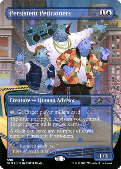 Persistent Petitioners (598) [Secret Lair Drop Series] (Moderately Played Foil)