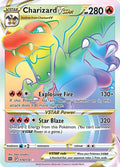 Charizard VSTAR (Secret) (174/172) [Sword & Shield: Brilliant Stars] (Moderately Played Holofoil)