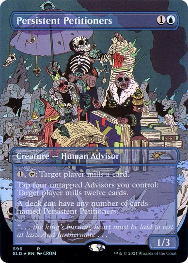 Persistent Petitioners (596) [Secret Lair Drop Series] (Heavily Played Foil)