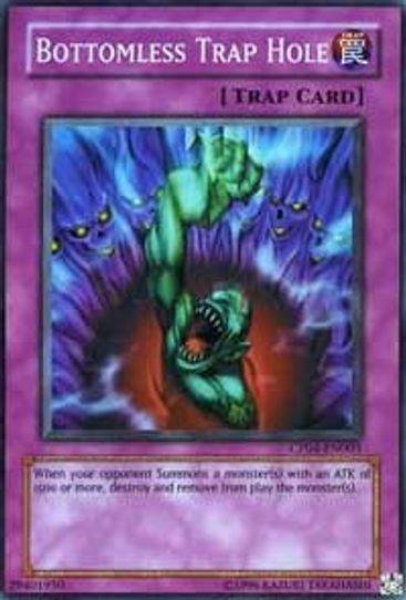 Bottomless Trap Hole (CP04-EN003) [Champion Pack 4] (Damaged Unlimited)