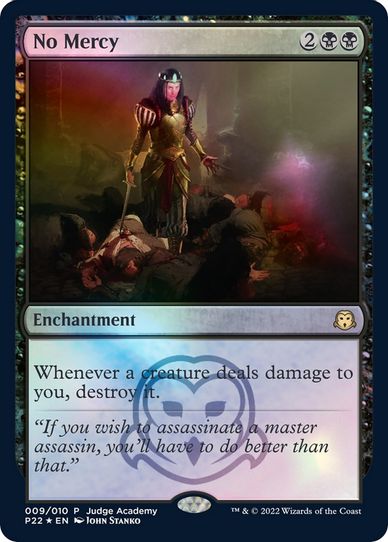No Mercy (9) [Judge Promos] (Damaged Foil)