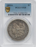 1893-S Silver Morgan Dollar PCGS VF35
