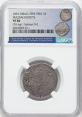 1652 SHILNG PINE SM PL Colonials NGC VF30
