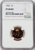 1952 1C RD Proof Lincoln Cent NGC PR68