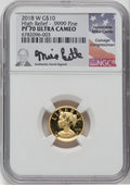 2018-W $10 American Liberty High Relief NGC PF70