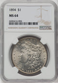1894 $1 Morgan Dollar NGC MS64