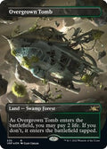 Overgrown Tomb (Borderless) (Galaxy Foil) (535) [Unfinity] (Lightly Played Foil)