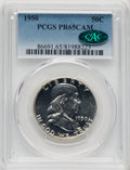 1950 50C CA CAC Proof Franklin Half Dollar PCGS PR65