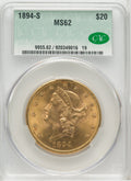 1894-S $20 Liberty Double Eagle CACG MS62