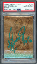 Ken Griffey Jr. Autographed Topps Project 2020 Don C Card #116 Seattle Mariners "HOF 16" #1/1 PSA/DNA #52451155