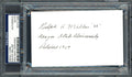 Ralph Miller Autographed 3x5 Index Card Oregon State University Beavers Coach PSA/DNA #83721086