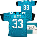 Jacksonville Jaguars Devin Lloyd Autographed Teal Jersey Beckett BAS Witness Stock #215006