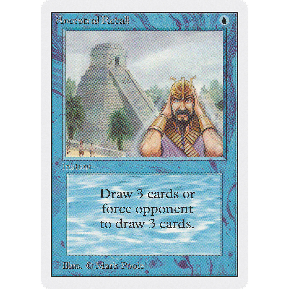 Ancestral Recall [Unlimited Edition] (Near Mint)