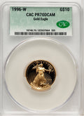 1996-W $10 Quarter-Ounce Gold Eagle CACG PR70