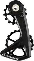 CeramicSpeed OSPW RS Pulley Wheel System SRAM Force E1 Rival E1 AXS - Aluminum Pulley 5 Spoke Carbon Cage BLK