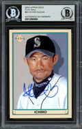 Ichiro Suzuki Autographed 2003 Upper Deck Play Ball Card #63 Seattle Mariners Beckett BAS Stock #191262