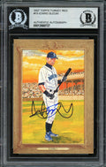 Ichiro Suzuki Autographed 2007 Topps Turkey Red Card #15 Seattle Mariners Beckett BAS Stock #191287