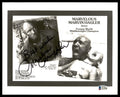 Marvelous Marvin Hagler Autographed 8x10 Photo "Best Wishes" Beckett BAS #X12958