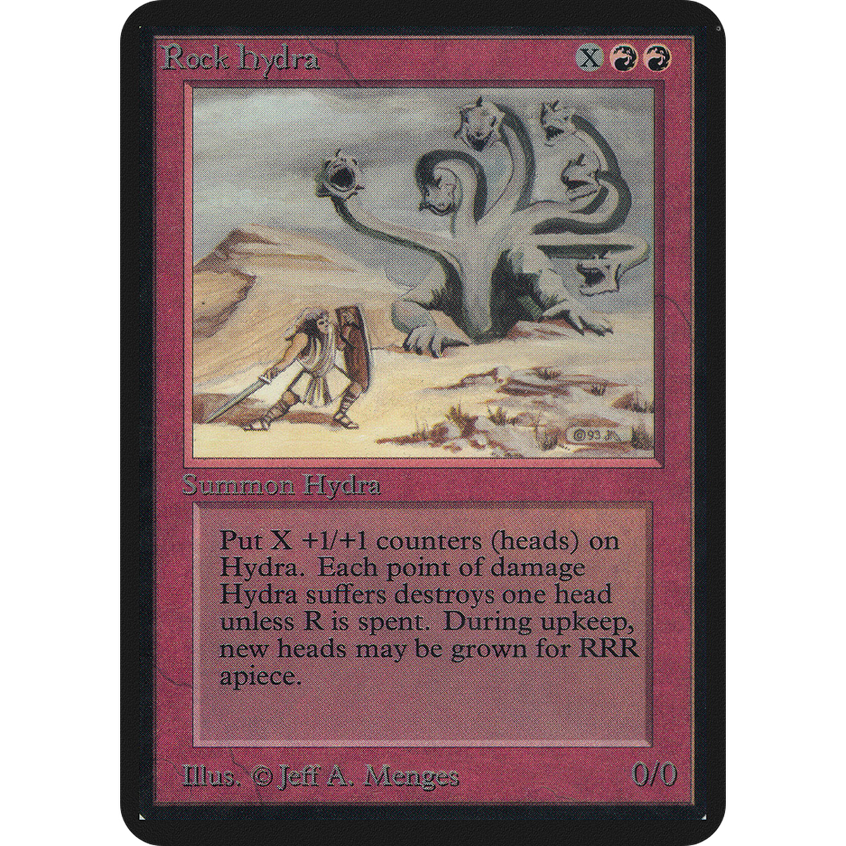 Rock Hydra [Limited Edition Alpha] (Moderately Played)