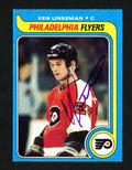 Ken Linseman Autographed 1979-80 Topps Rookie Card #241 Philadelphia Flyers SKU #154357