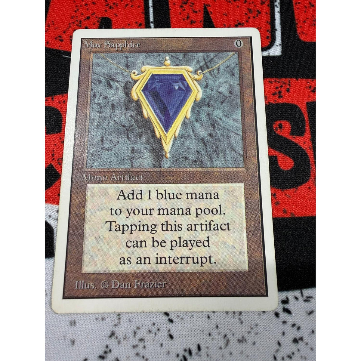 Mox Sapphire (HP) [Unlimited Edition] [PICS] (Heavily Played)