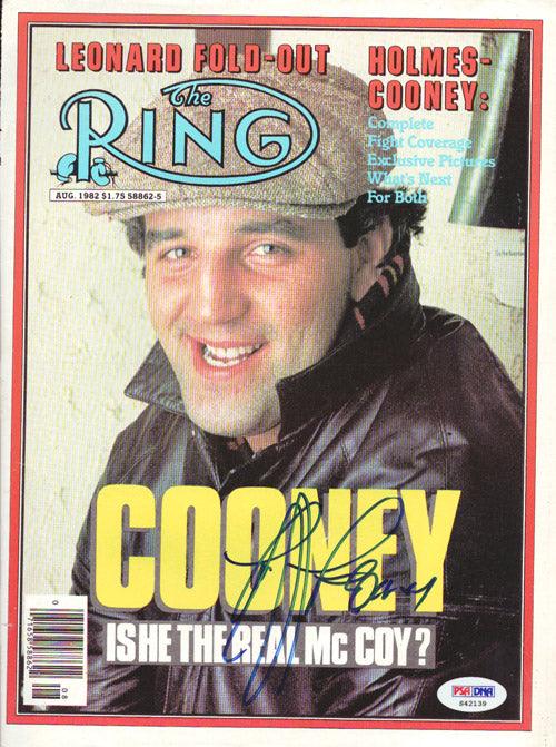 Gerry Cooney Autographed The Ring Magazine Cover PSA/DNA #S42139
