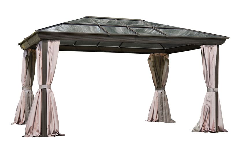 Gazebo Penguin Venus Gazebo 12'x16' Polycarbonate Roof (Slate)