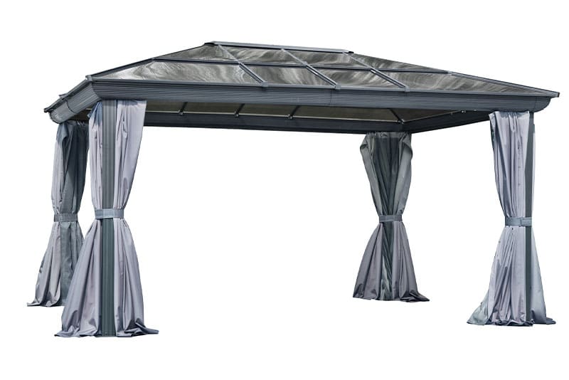 Gazebo Penguin Venus Gazebo 12'x14' Polycarbonate Roof (Slate)