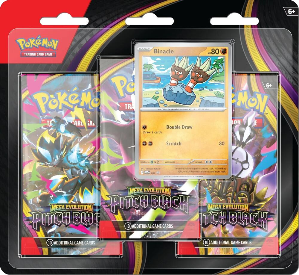 Pitch Black 3-Pack Blister Booster [Binacle] (1x 3-Pack Blister)