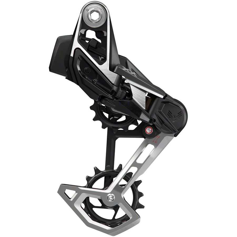 SRAM XX Eagle T-Type AXS Rear Derailleur - 12-Speed 52t Max Battery Not Included UDH Hangerless Aluminum Cage BLK/Silver