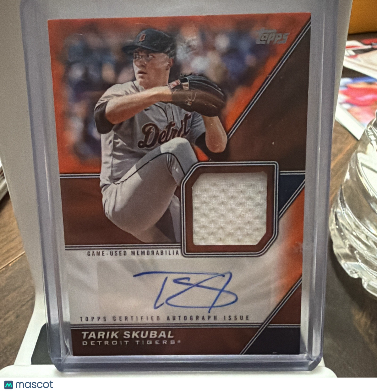 2026 Topps Series 1 Tarik Skubal #MLMA-TS Orange Parallel/Variety Memo