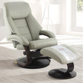 Mac Motion Chairs Mandal Swivel Leather Recliner 58-LO3-42-625