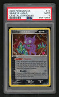 2006 Pokemon Ex Crystal Guardians Holo Sableye #10 PSA 9