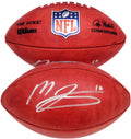 Mac Jones Autographed Official NFL Leather Football New England Patriots Beckett BAS QR Stock #202969