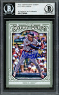 Rod Carew Autographed 2013 Topps Gypsy Queen Card #127 California Angels Beckett BAS #12754246