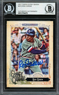 Rod Carew Autographed 2017 Topps Gypsy Queen Card #315 Minnesota Twins Beckett BAS #12754479