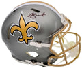 Jameis Winston Autographed New Orleans Saints Flash Gray Full Size Authentic Speed Helmet Beckett BAS QR Stock #202999