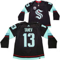 Seattle Kraken Brandon Tanev Autographed Navy Adidas Authentic Jersey Size 54 Fanatics Holo Stock #203035