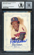 Rod Carew Autographed 2013 Topps Allen & Ginter Card #167 California Angels Auto Grade Gem Mint 10 Beckett BAS Stock #192776