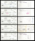 Max McGee Autographed 2.75x6 Check Green Bay Packers Lot of 20 SKU #174046